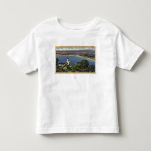 T-shirt Pour Les Tous Petits Vue des plages de Redondo et de Hermosa