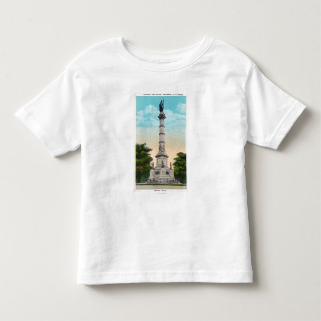 T-shirt Pour Les Tous Petits Vue des soldats et des marins (Devant)