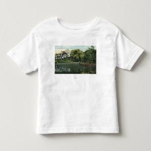 T-shirt Pour Les Tous Petits Vue d'étang de saule