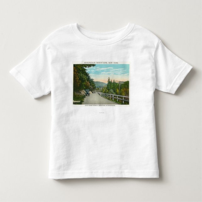 T-shirt Pour Les Tous Petits Vue d'état Hwy vers Warrensburg (Devant)