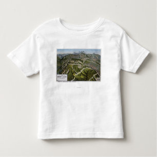 T-shirt Pour Les Tous Petits Vue d'oeil d'oiseau de montagne
