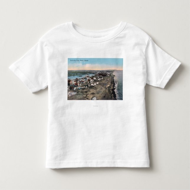 T-shirt Pour Les Tous Petits Vue d'oeil d'oiseau de TownNome, AK (Devant)