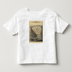 T-shirt Pour Les Tous Petits Vue d'oeil d'oiseau, vallée de lac honey