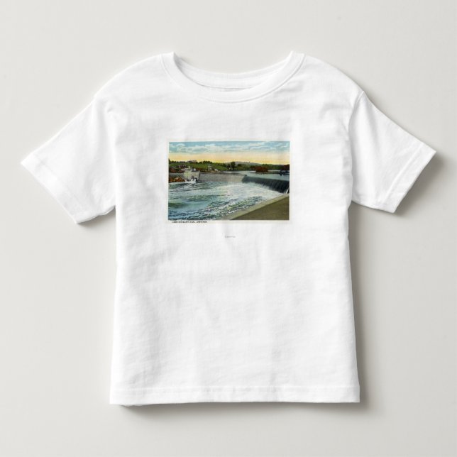 T-shirt Pour Les Tous Petits Vue du barrage de Libby-Dingleys (Devant)