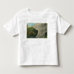 T-shirt Pour Les Tous Petits Vue du barrage de réservoir d'Ashokan