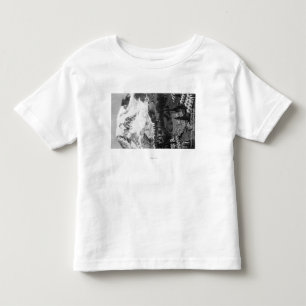 T-shirt Pour Les Tous Petits Vue du camp de paradis et du Mt plus pluvieux