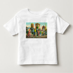 T-shirt Pour Les Tous Petits Vue du défilé des pinces, Chinatown