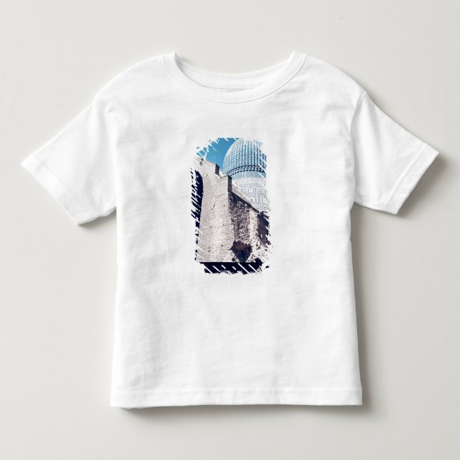 T-shirt Pour Les Tous Petits Vue du dôme, période de Timurid, c.1403 (Devant)