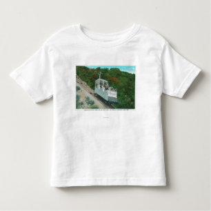 T-shirt Pour Les Tous Petits Vue du funiculaire de pente de Mt. Lowe