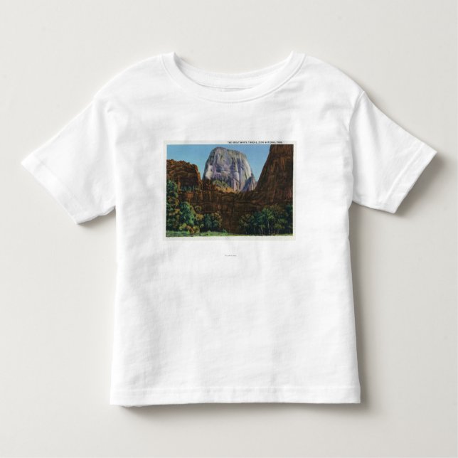 T-shirt Pour Les Tous Petits Vue du grand trône blanc (Devant)