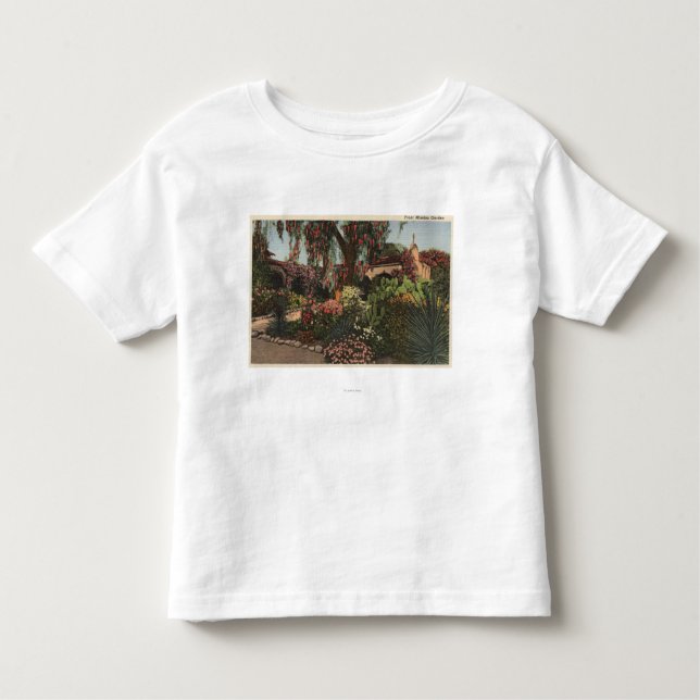 T-shirt Pour Les Tous Petits Vue du jardin avant de mission (Devant)