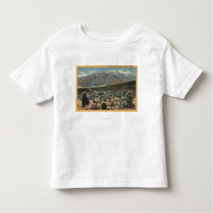 T-shirt Pour Les Tous Petits Vue du jardin du diable de Mt. San Jacinto # 1