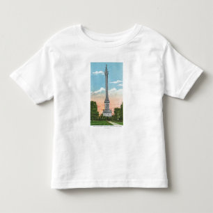 T-shirt Pour Les Tous Petits Vue du monument de Brock