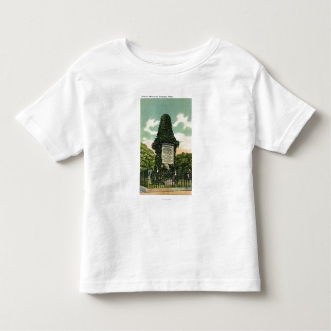 T-shirt Pour Les Tous Petits Vue du monument des soldats (Devant)