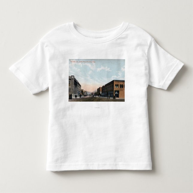 T-shirt Pour Les Tous Petits Vue du nord d'avenue de Wenatchee (Devant)