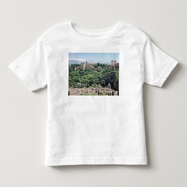 T-shirt Pour Les Tous Petits Vue du palais d'Alhambra (Devant)