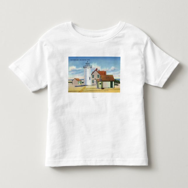 T-shirt Pour Les Tous Petits Vue du phare de point de course (Devant)