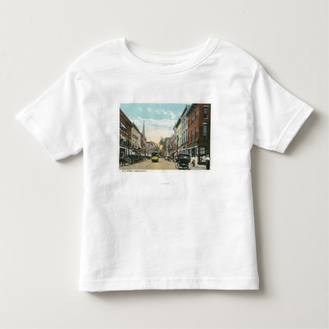 T-shirt Pour Les Tous Petits Vue du sud de Wall Street (Devant)