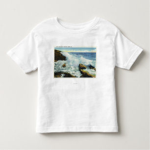 T-shirt Pour Les Tous Petits Vue du surf au point d'océan
