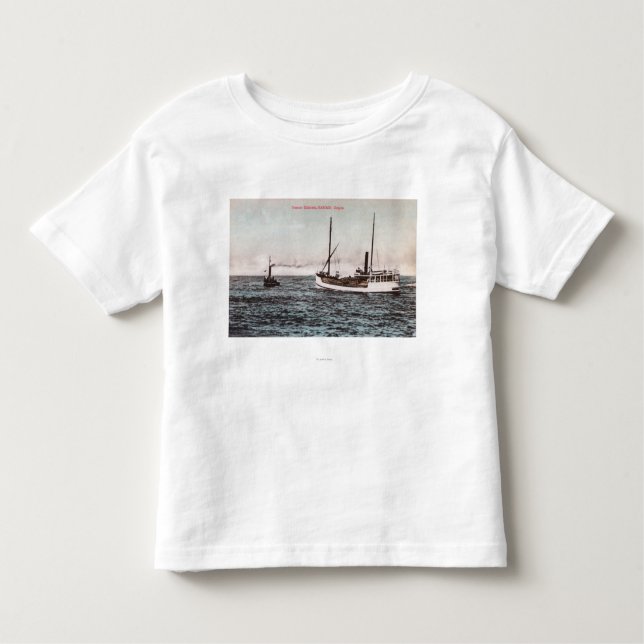 T-shirt Pour Les Tous Petits Vue du vapeur ElizabethBandon, OU (Devant)