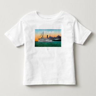 T-shirt Pour Les Tous Petits Vue du vapeur Jefferson