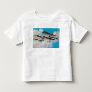 T-shirt Pour Les Tous Petits Vue du Voisin BiplaneFrance
