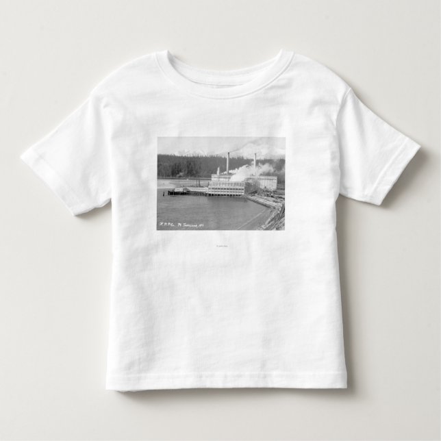 T-shirt Pour Les Tous Petits Vue d'un plante de papier (Devant)