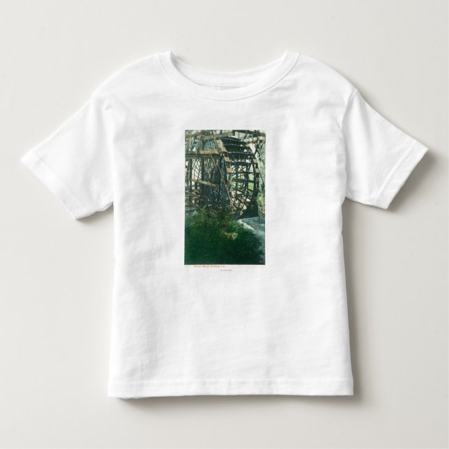 T-shirt Pour Les Tous Petits Vue d'une eau WheelRedding, CA (Devant)