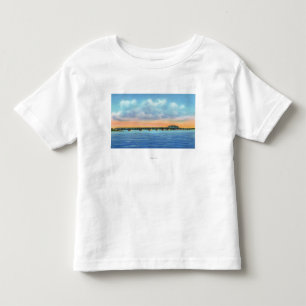 T-shirt Pour Les Tous Petits Vue éloignée de lac du nouveau pont