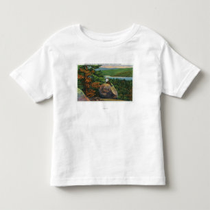T-shirt Pour Les Tous Petits Vue équilibrée de roche de la chaîne de Fulton