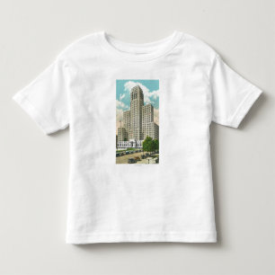 T-shirt Pour Les Tous Petits Vue extérieure de bâtiment de bureau d'état de