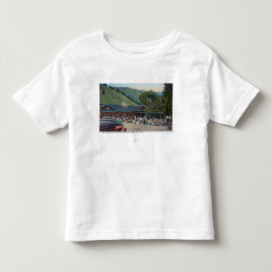 T-shirt Pour Les Tous Petits Vue extérieure de bâtiment principal de station 