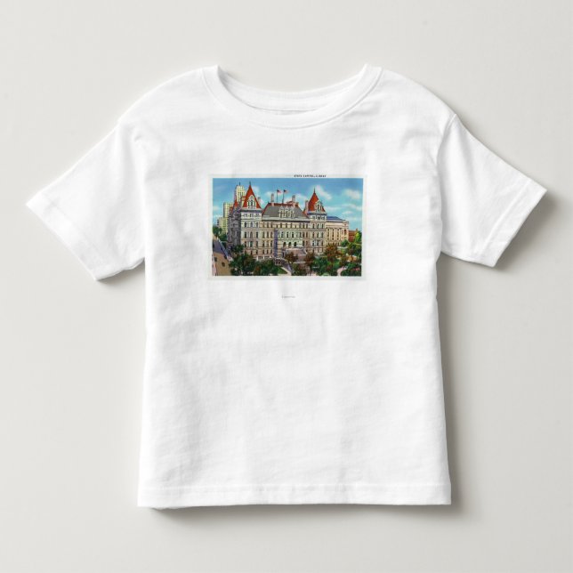 T-shirt Pour Les Tous Petits Vue extérieure de capitol d'état (Devant)