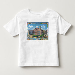 T-shirt Pour Les Tous Petits Vue extérieure de Faneuil Hall # 3
