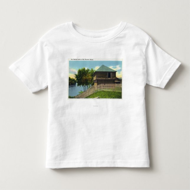 T-shirt Pour Les Tous Petits Vue extérieure de fort Halifax (Devant)