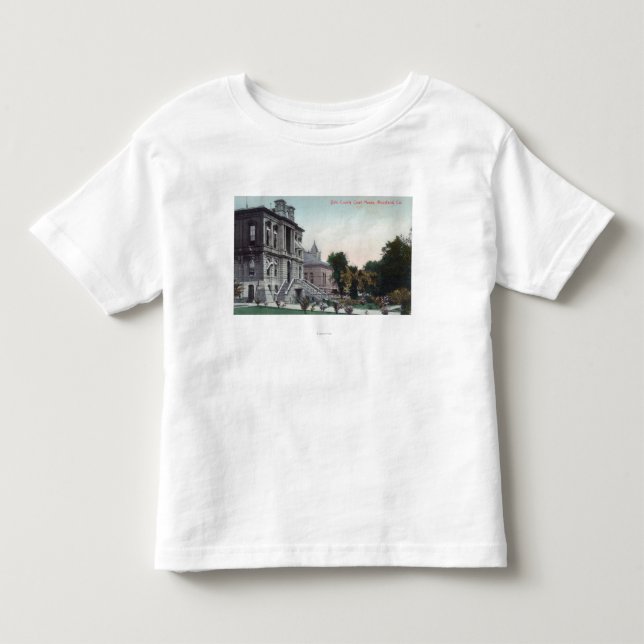 T-shirt Pour Les Tous Petits Vue extérieure de la Chambre de Tribunal du Comté (Devant)