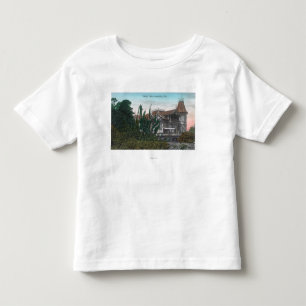 T-shirt Pour Les Tous Petits Vue extérieure de la construction de chênes de