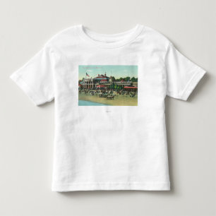 T-shirt Pour Les Tous Petits Vue extérieure de la plage de HouseLong de Bath,
