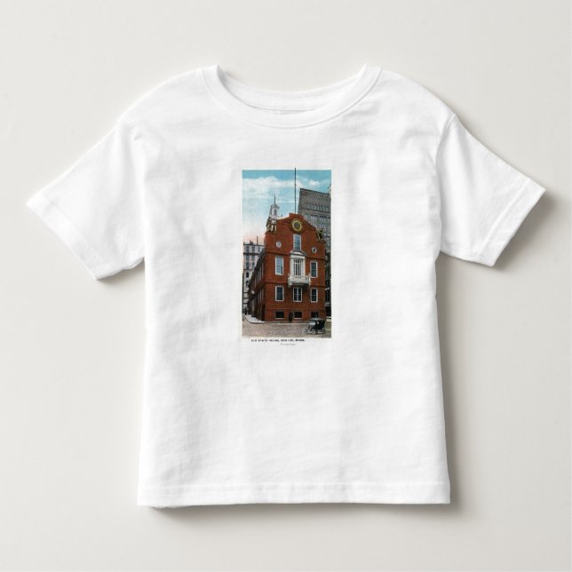 T-shirt Pour Les Tous Petits Vue extérieure de la vieille Chambre d'état # 2 (Devant)