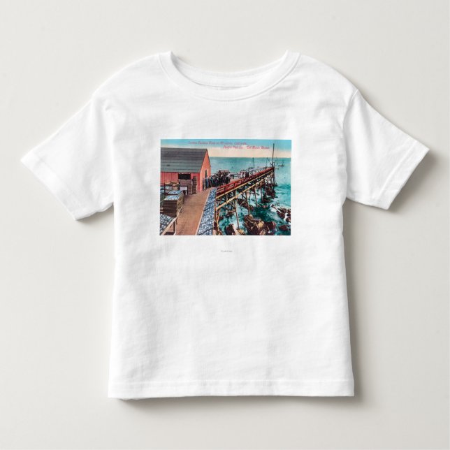T-shirt Pour Les Tous Petits Vue extérieure de l'emballage de sardine de Del (Devant)