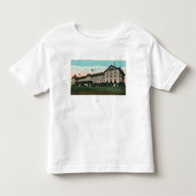 T-shirt Pour Les Tous Petits Vue extérieure de l'hôtel Champlain (Devant)