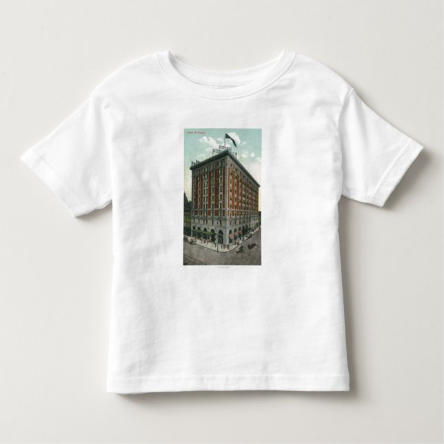 T-shirt Pour Les Tous Petits Vue extérieure de l'hôtel Rochester (Devant)