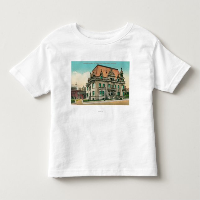 T-shirt Pour Les Tous Petits Vue extérieure de manoir de Spreckels, Van Ness (Devant)