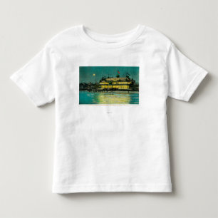 T-shirt Pour Les Tous Petits Vue extérieure de nuit du casino de Neptune et