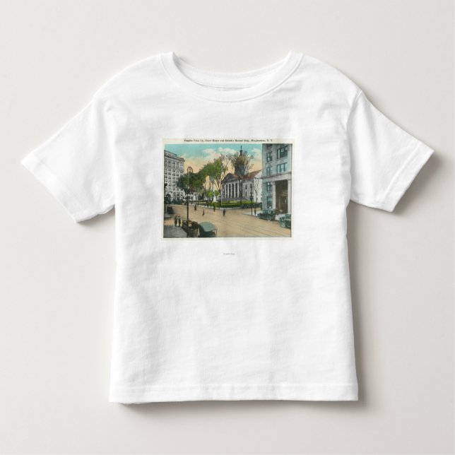 T-shirt Pour Les Tous Petits Vue extérieure de palais de justice (Devant)