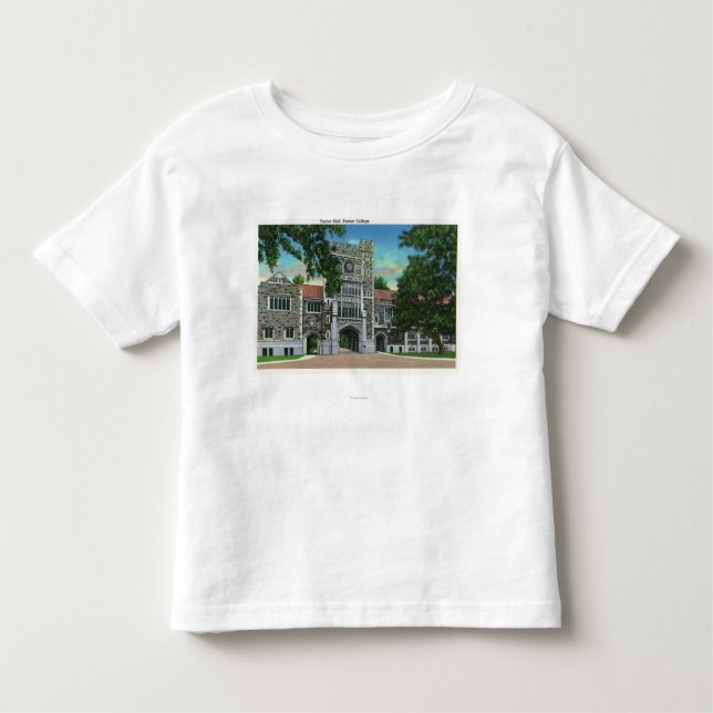 T-shirt Pour Les Tous Petits Vue extérieure de Taylor Hall, université de (Devant)