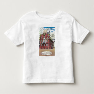 T-shirt Pour Les Tous Petits Vue extérieure de vieille Chambre d'état