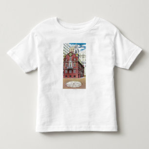 T-shirt Pour Les Tous Petits Vue extérieure de vieille Chambre d'état