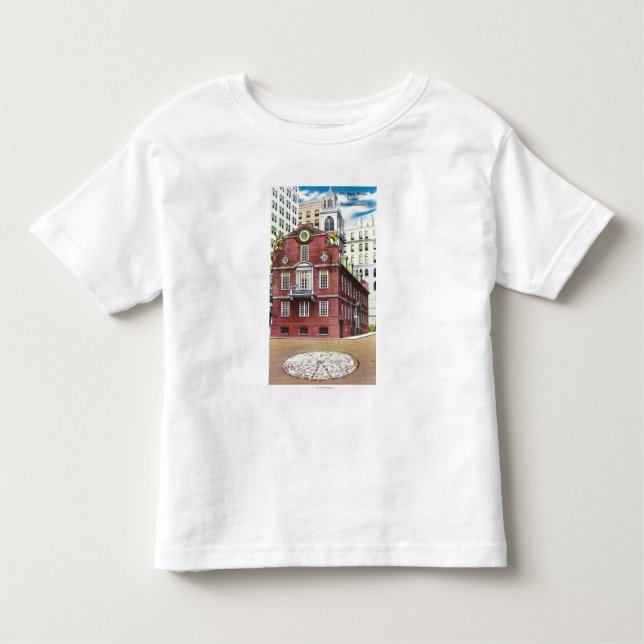 T-shirt Pour Les Tous Petits Vue extérieure de vieille Chambre d'état (Devant)