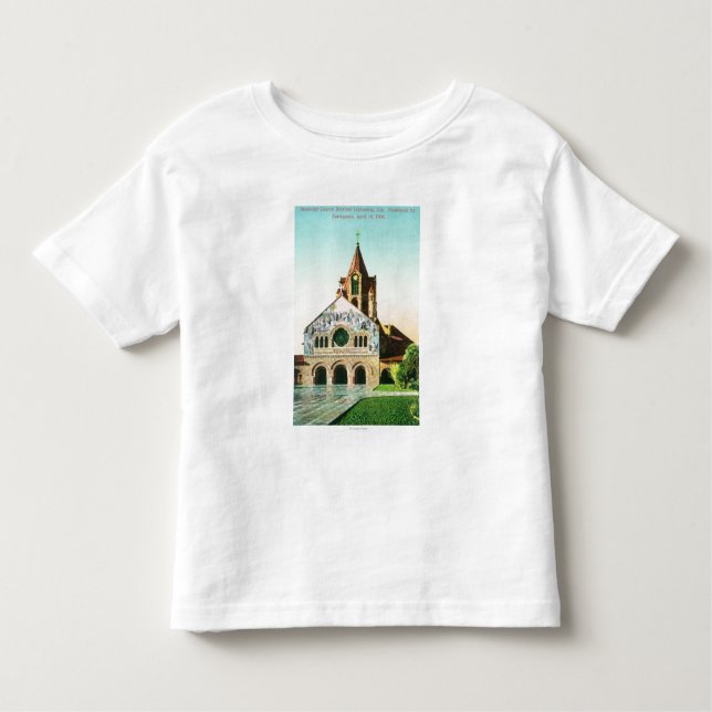 T-shirt Pour Les Tous Petits Vue extérieure d'église commémorative chez (Devant)